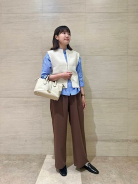 後藤綾乃さん（レディース・165cm）の秋コーディネート