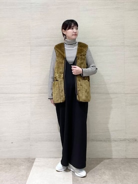 後藤綾乃さん(レディース・165cm)の冬コーディネート