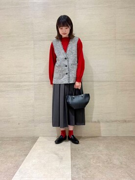 後藤綾乃さん（レディース・165cm）の秋コーディネート