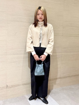 「秋のシャツ着こなし術」｜後藤綾乃さん（レディース・165cm）の秋コーディネート