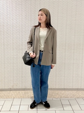 後藤綾乃さん（レディース・165cm）の冬コーディネート