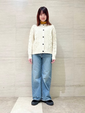 後藤綾乃さん（レディース・165cm）の冬コーディネート