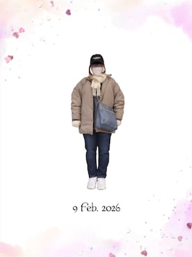 「EDWIN（エドウィン）のアイテム（パンツ）」を使った、みぃさん（レディース・157cm）の春コーディネート