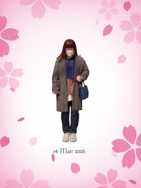 「EDWIN（エドウィン）のアイテム」を使った、みぃさん（レディース・157cm）の春コーディネート