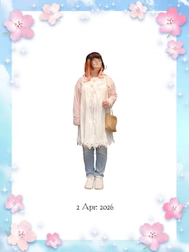 みぃさん(レディース・157cm)の春コーディネート