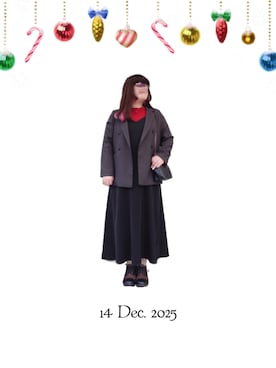 「GLOBAL WORK（グローバルワーク）のアイテム（ジャケット/アウター）」を使った、みぃさん（レディース・157cm）の冬コーディネート