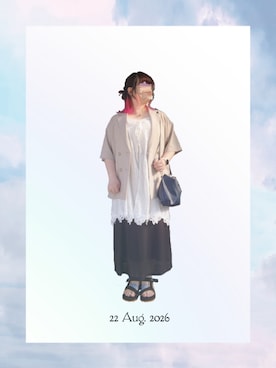 みぃさん（レディース・157cm）の夏コーディネート