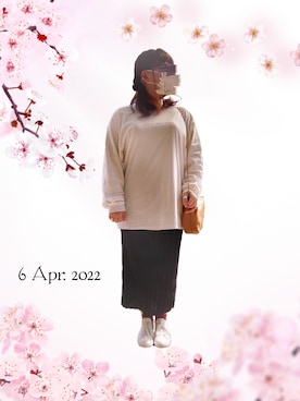 Tシャツ カットソーを使った ぽっちゃりコーデ の人気ファッションコーディネート Wear