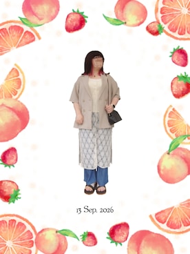 「GLOBAL WORK（グローバルワーク）のアイテム（ジャケット/アウター）」を使った、みぃさん（レディース・157cm）の秋コーディネート