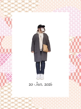 「EDWIN（エドウィン）のアイテム」を使った、みぃさん（レディース・157cm）の冬コーディネート