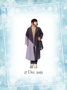 「Honeys（ハニーズ）のアイテム」を使った、みぃさん（レディース・157cm）の冬コーディネート