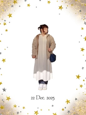 「Honeys（ハニーズ）のアイテム」を使った、みぃさん（レディース・157cm）の冬コーディネート