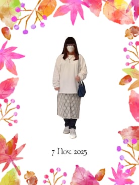 「アイテム（ワンピース/ドレス）」を使った、みぃさん（レディース・157cm）の秋コーディネート