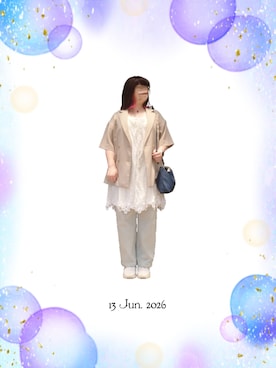 みぃさん(レディース・157cm)の夏コーディネート