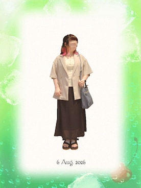 みぃさん(レディース・157cm)の夏コーディネート
