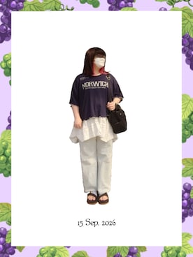 「Avail（アベイル）のアイテム」を使った、みぃさん（レディース・157cm）の秋コーディネート