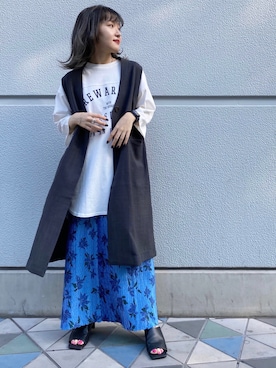 「小柄女子」｜natsukiさん（レディース・154cm・20代）の夏コーディネート