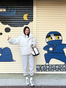 「アイテム（トートバッグ）」を使った、N.N.さん（レディース・165cm・30代）の冬コーディネート