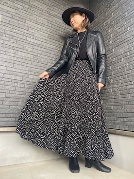 「cocaコーデ」｜「アイテム（ジャケット/アウター）」を使った、yuniconさん（レディース・163cm）の冬コーディネート