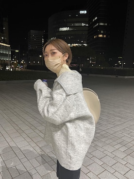 「ハートバッグ」｜sanako_yoshidaさん（レディース・157cm）の冬コーディネート