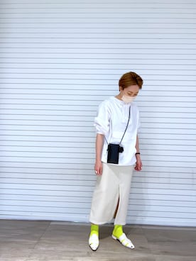 「靴下 × サンダル」｜sanako_yoshidaさん（レディース・157cm）の春コーディネート