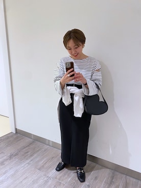 「ハートバッグ」｜sanako_yoshidaさん（レディース・157cm）の冬コーディネート