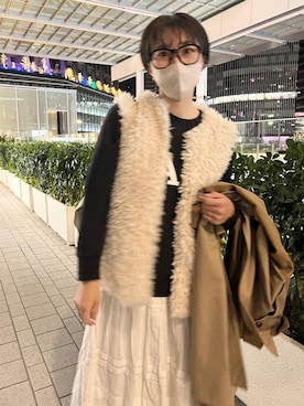 sanako_yoshidaさん（レディース・157cm）の冬コーディネート