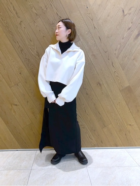 「サイドゴアブーツ」｜sanako_yoshidaさん（レディース・157cm）の冬コーディネート