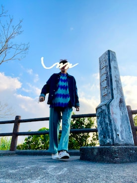 「SUGAR CANE（シュガーケーン）のアイテム（ジャケット/アウター）」を使った、moriさん（レディース・163cm）の冬コーディネート