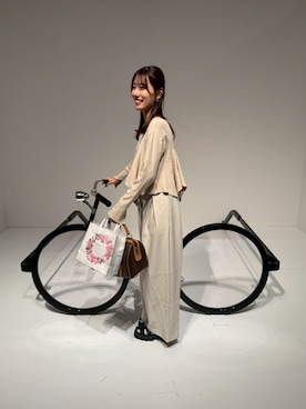 「CELINE（セリーヌ）のアイテム（バッグ）」を使った、yuuさん（レディース・164cm）の春コーディネート