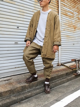 「チャンピオン」｜Leeさん（メンズ・174cm）の秋コーディネート