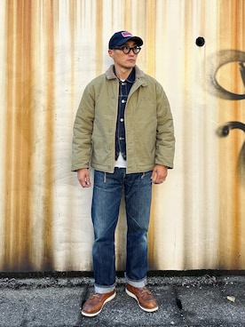 Lee(WAIPER)|WAIPER.incのミリタリージャケットを使った