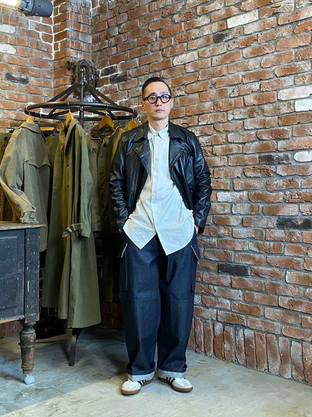 ALMW by WAIPER FRENCH ARMY M-47 フィールド デニムカーゴパンツを