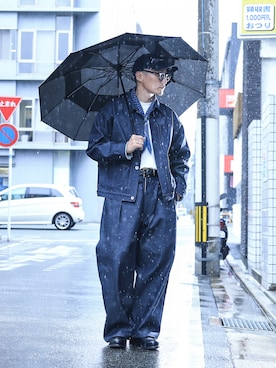 「WAIPER.inc（ワイパーインク）のアイテム（パンツ）」を使った、Leeさん（メンズ・174cm）の夏コーディネート