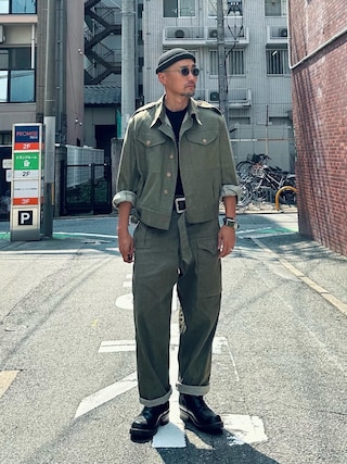 デッドストック イギリス軍 1950年代ヴィンテージ グリーンデニム ジャケット MILITARY 実物 新品 デッドストック イギリス軍 1950年代製