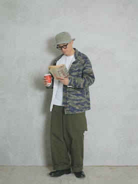 「m47」｜Leeさん（メンズ・174cm）の冬コーディネート