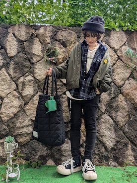 「ZOZO（ゾゾ）のアイテム」を使った、あゆみっくすさん（レディース・164cm）の冬コーディネート