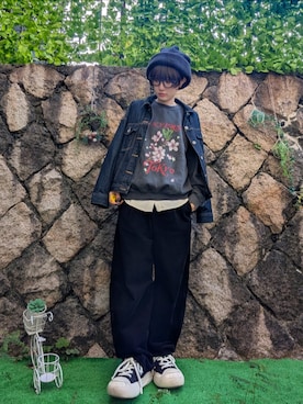 「厚底スニーカー」｜あゆみっくすさん（レディース・164cm）の秋コーディネート