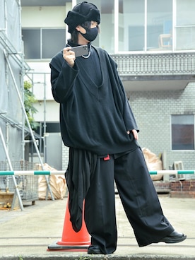 「JOHN LAWRENCE SULLIVAN（ジョンローレンスサリバン）のアイテム（ブーツ）」を使った、K.A.Z.Uさん（メンズ・180cm）の春コーディネート
