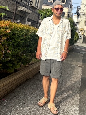 「ショートパンツ」｜masu＊さん（メンズ・168cm・40代）の秋コーディネート