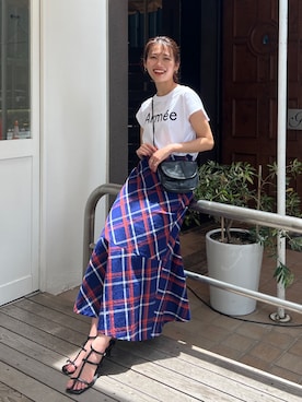 いたみかなこさん（レディース・161cm）の夏コーディネート