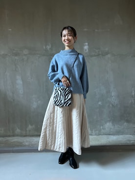 「CPCM」｜「アイテム（ブーツ）」を使った、いたみかなこさん（レディース・161cm）の秋コーディネート