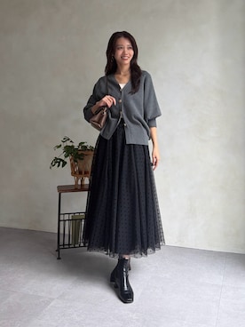 いたみかなこさん（レディース・161cm）の秋コーディネート