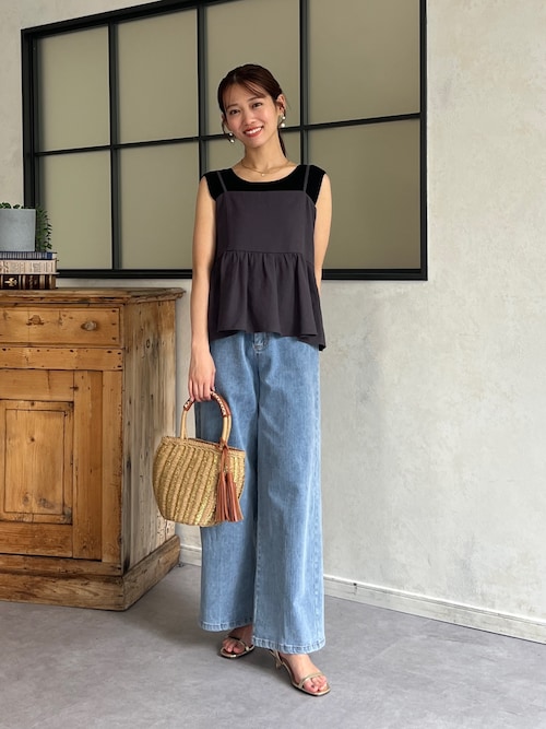 Chez toiのトップスを使ったコーディネート(ZOZOTOWN Yahoo!店