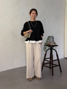 いたみかなこさん（レディース・161cm）の秋コーディネート