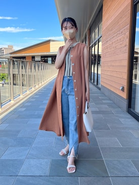 いたみかなこさん（レディース・161cm）の夏コーディネート