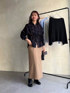 「アイテム（その他）」を使った、いたみかなこさん（レディース・161cm・30代）の秋コーディネート
