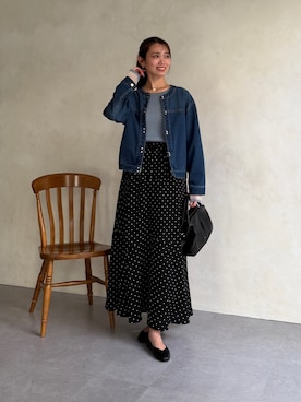 いたみかなこさん（レディース・161cm）の春コーディネート