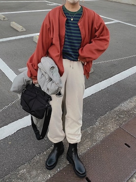 「URBAN RESEARCH Sonny Label（アーバンリサーチサニーレーベル）のアイテム（ブーツ）」を使った、natsupooさん（レディース・167cm）の冬コーディネート