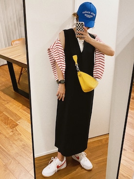 「classicalelf（クラシカルエルフ）のアイテム（ワンピース）」を使った、natsupooさん（レディース・167cm）の夏コーディネート